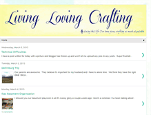 Tablet Screenshot of livinglovingcrafting.blogspot.com