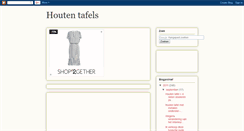 Desktop Screenshot of houtentafel.blogspot.com