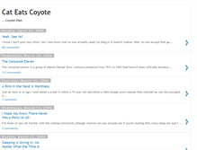 Tablet Screenshot of cateatscoyote.blogspot.com