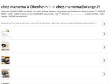 Tablet Screenshot of chezmamema.blogspot.com