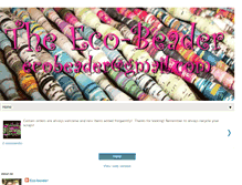 Tablet Screenshot of eco-beader.blogspot.com