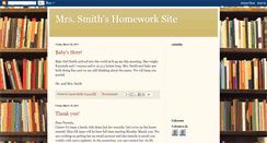 Desktop Screenshot of mrssmithshomeworksite.blogspot.com
