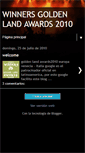 Mobile Screenshot of goldenlandawardseuropa2010.blogspot.com