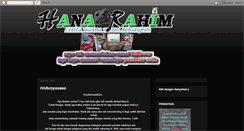 Desktop Screenshot of hanarahim.blogspot.com