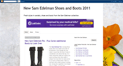 Desktop Screenshot of new-sam-edelman-shoes-and-boots.blogspot.com