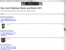 Tablet Screenshot of new-sam-edelman-shoes-and-boots.blogspot.com