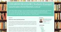 Desktop Screenshot of canariosdecolor.blogspot.com