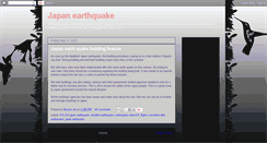 Desktop Screenshot of japan-earthquake.blogspot.com