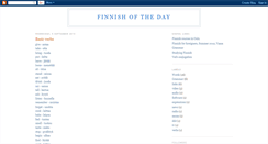 Desktop Screenshot of finnishotd.blogspot.com