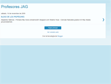 Tablet Screenshot of profesoresjag.blogspot.com