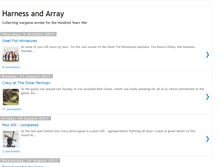 Tablet Screenshot of harness-and-array.blogspot.com