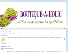 Tablet Screenshot of boutiqueaholic.blogspot.com