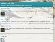Tablet Screenshot of midwiferyandme.blogspot.com
