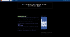 Desktop Screenshot of catherinemichaelsnightrhythms.blogspot.com
