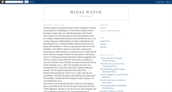 Desktop Screenshot of midaswatch.blogspot.com