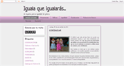 Desktop Screenshot of igualaqueigualaras.blogspot.com