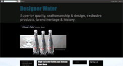 Desktop Screenshot of designerwater.blogspot.com