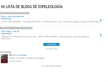 Tablet Screenshot of misblogsdeespeleologia.blogspot.com