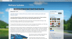 Desktop Screenshot of methane-hydrates.blogspot.com