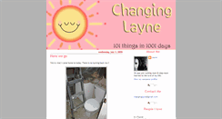 Desktop Screenshot of changinglayne.blogspot.com