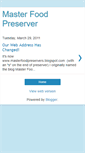 Mobile Screenshot of masterfoodpreserver.blogspot.com