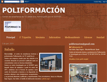 Tablet Screenshot of poliformacion.blogspot.com