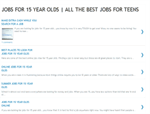 Tablet Screenshot of jobsfor15yearolds.blogspot.com