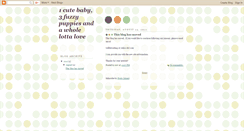 Desktop Screenshot of 3puppylove.blogspot.com