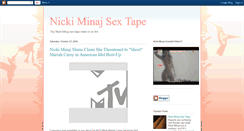 Desktop Screenshot of nickiminaj-sextape.blogspot.com