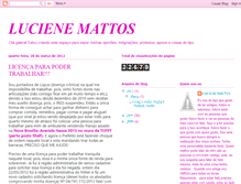 Tablet Screenshot of lucienesnmattos.blogspot.com