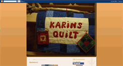 Desktop Screenshot of karinsquilt.blogspot.com