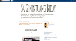 Desktop Screenshot of ginintuangbiday.blogspot.com