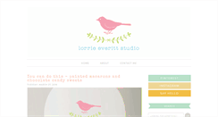 Desktop Screenshot of lorrieeverittstudio.blogspot.com