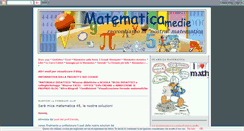 Desktop Screenshot of matematicamedie.blogspot.com