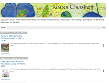 Tablet Screenshot of kirstensfabricart.blogspot.com