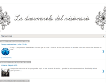 Tablet Screenshot of laduermeveladelvisionario.blogspot.com