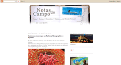 Desktop Screenshot of notasdocampo.blogspot.com