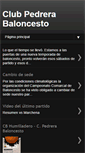 Mobile Screenshot of clubpedrerabaloncesto.blogspot.com