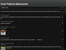 Tablet Screenshot of clubpedrerabaloncesto.blogspot.com