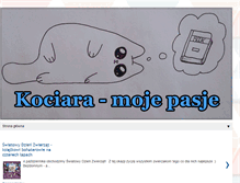 Tablet Screenshot of kociara-mojepasje.blogspot.com