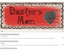 Tablet Screenshot of baxtersmom1.blogspot.com