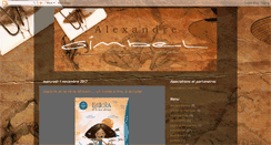 Desktop Screenshot of alexandre-gimbel.blogspot.com