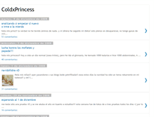 Tablet Screenshot of coldxprincess.blogspot.com