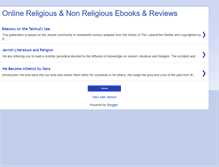 Tablet Screenshot of non-religious-ebooks.blogspot.com