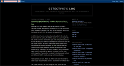 Desktop Screenshot of detectiveslog.blogspot.com