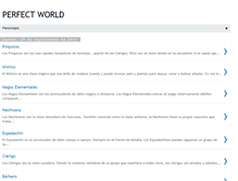 Tablet Screenshot of comunidadperfectworld.blogspot.com