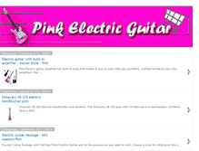 Tablet Screenshot of electricguitarpink.blogspot.com