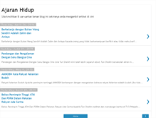 Tablet Screenshot of ajaranhidup-tunsheikh.blogspot.com