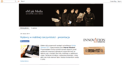 Desktop Screenshot of em-jak-media.blogspot.com