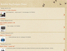 Tablet Screenshot of koleksibegtanganhana.blogspot.com